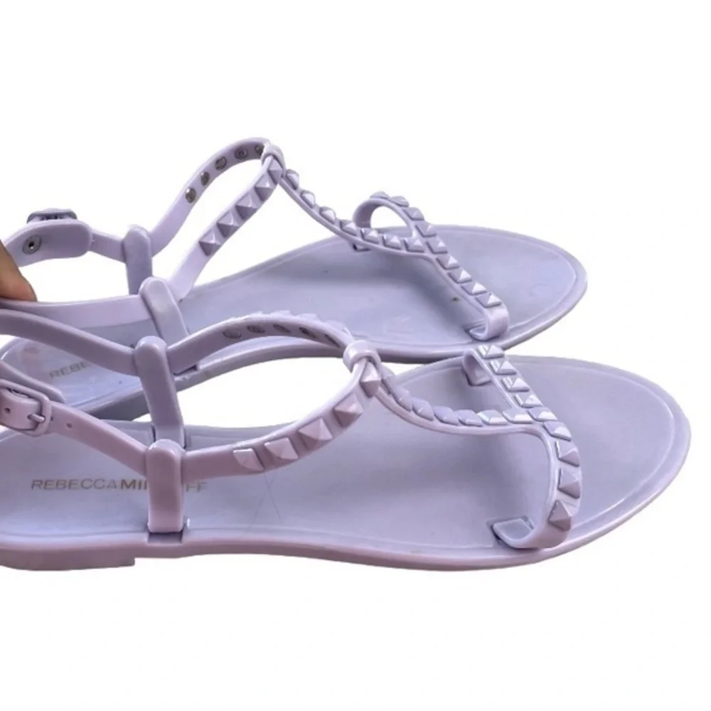 Rebecca Minkoff lilac opaque Sava sandal